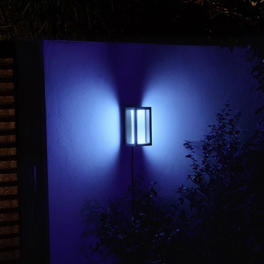 Philips - LED RGBW Applique da esterno dimmerabile Hue IMPRESS 2xLED/8W/24V 2000-6500K IP44