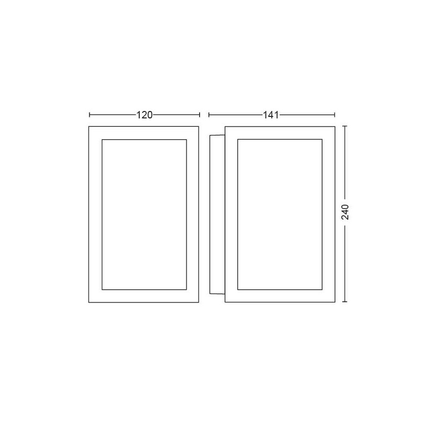 Philips - LED RGBW Applique da esterno dimmerabile Hue IMPRESS 2xLED/8W/24V 2000-6500K IP44