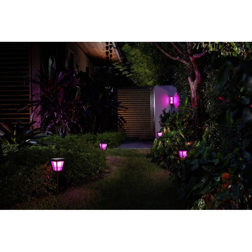 Philips - LED RGBW Applique da esterno dimmerabile Hue IMPRESS 2xLED/8W/24V 2000-6500K IP44