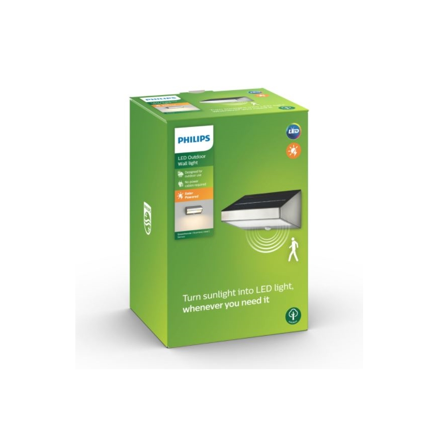 Philips 17811/47/16 - Lampada LED solare con sensore MYGARDEN GREENHOUSE LED/15W IP44