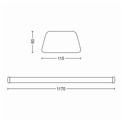 Philips - Illuminazione LED sottopensile LED/50W/230V 4000K