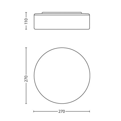 Philips 32081/31/16 - Lampada da bagno  MYBATHROOM POOL 1xE27/20W/230V