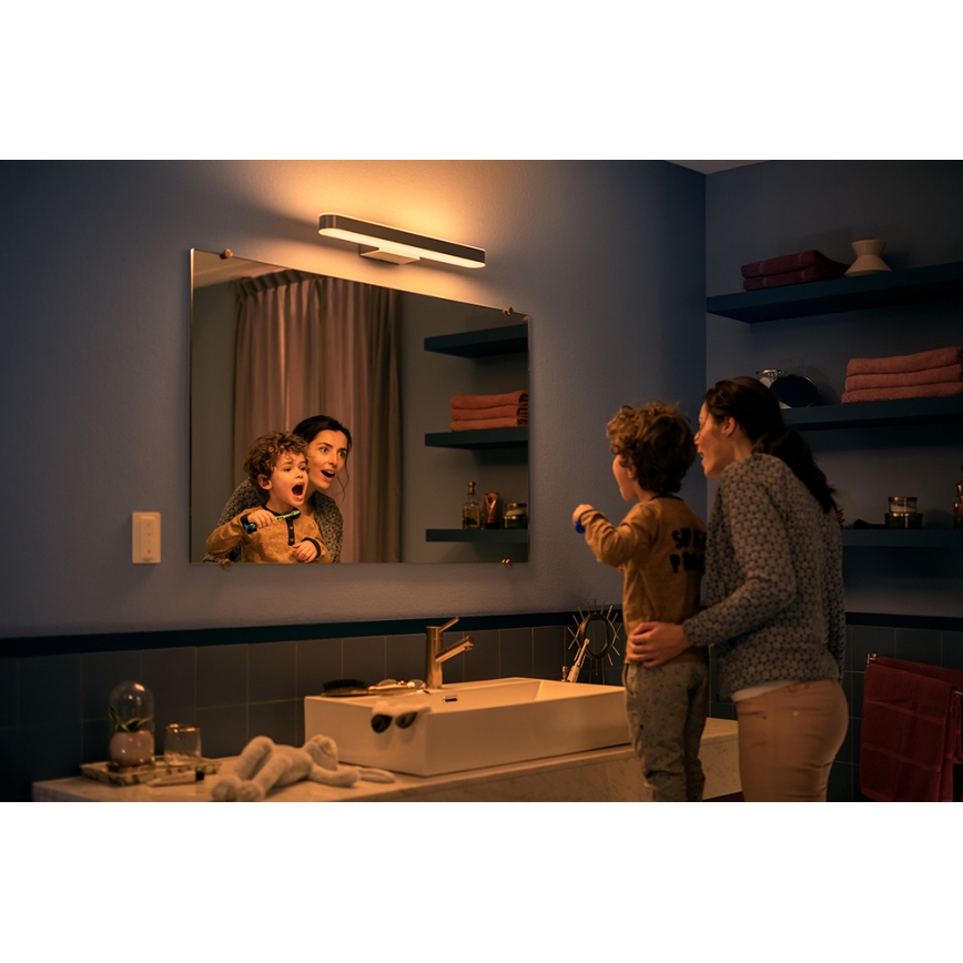 Philips 34351/11/P7 - Illuminazione LED per specchio da bagno HUE ADORE LED/40W/230V