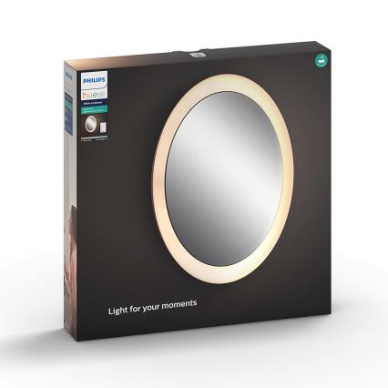 Philips 34357/11/P7 - Specchio da bagno LED con illuminazione HUE ADORE LED/40W