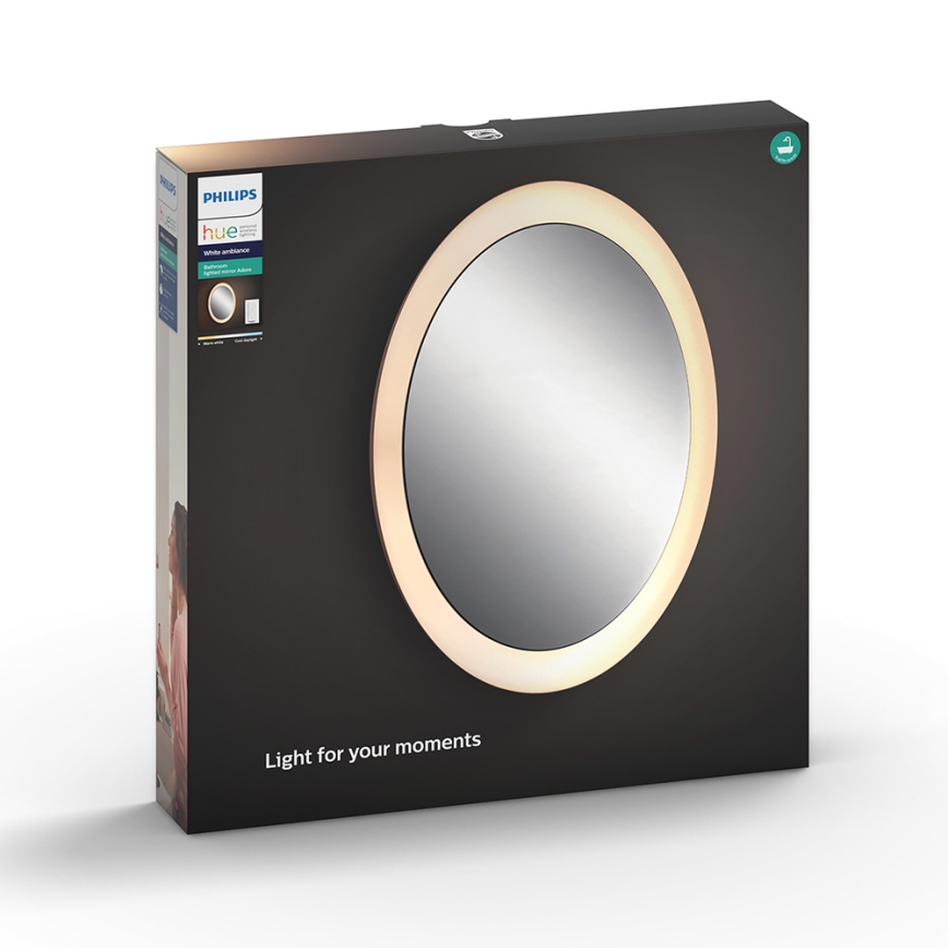 Philips 34357/11/P7 - Specchio da bagno LED con illuminazione HUE ADORE LED/40W