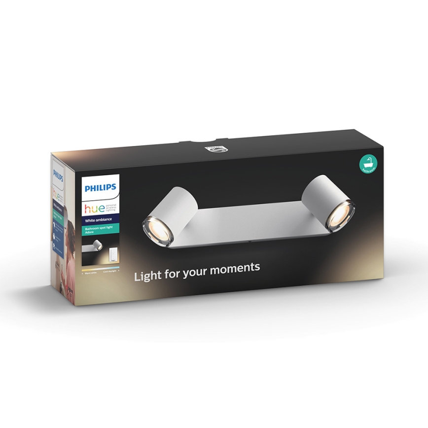Philips 34360/31/P7 - Faretto LED HUE ADORE 2xGU10/5,5W/230V