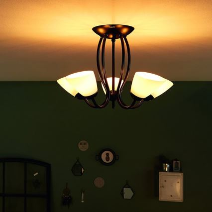 Philips 37035/43/E7 - Lampadario HERALD 5xE14/40W/230V