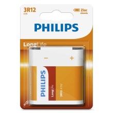 Philips 3R12L1B/10 - Batteria al cloruro di zinco 3R12 LONGLIFE 4,5V