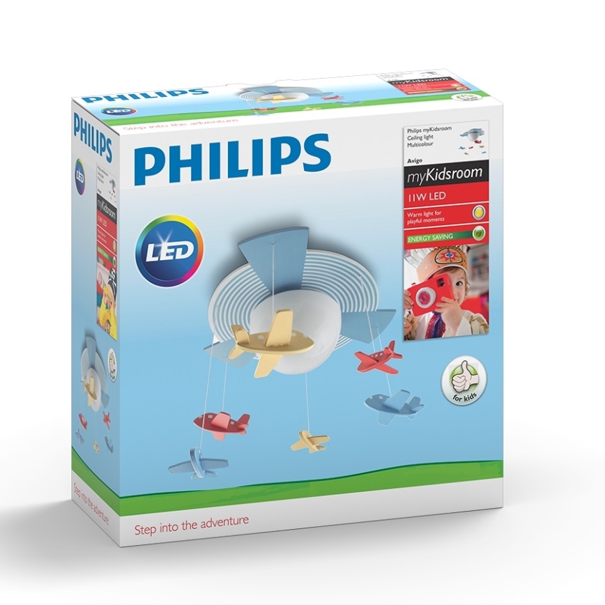 Philips 40153/55/P0 - LED dětský lustr MYKIDSROOM AVIGO 1xE27/11W/230V