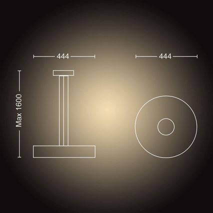 Philips - Lampadario a sospensione LED Hue FAIR LED/33,5W/230V + Telecomando