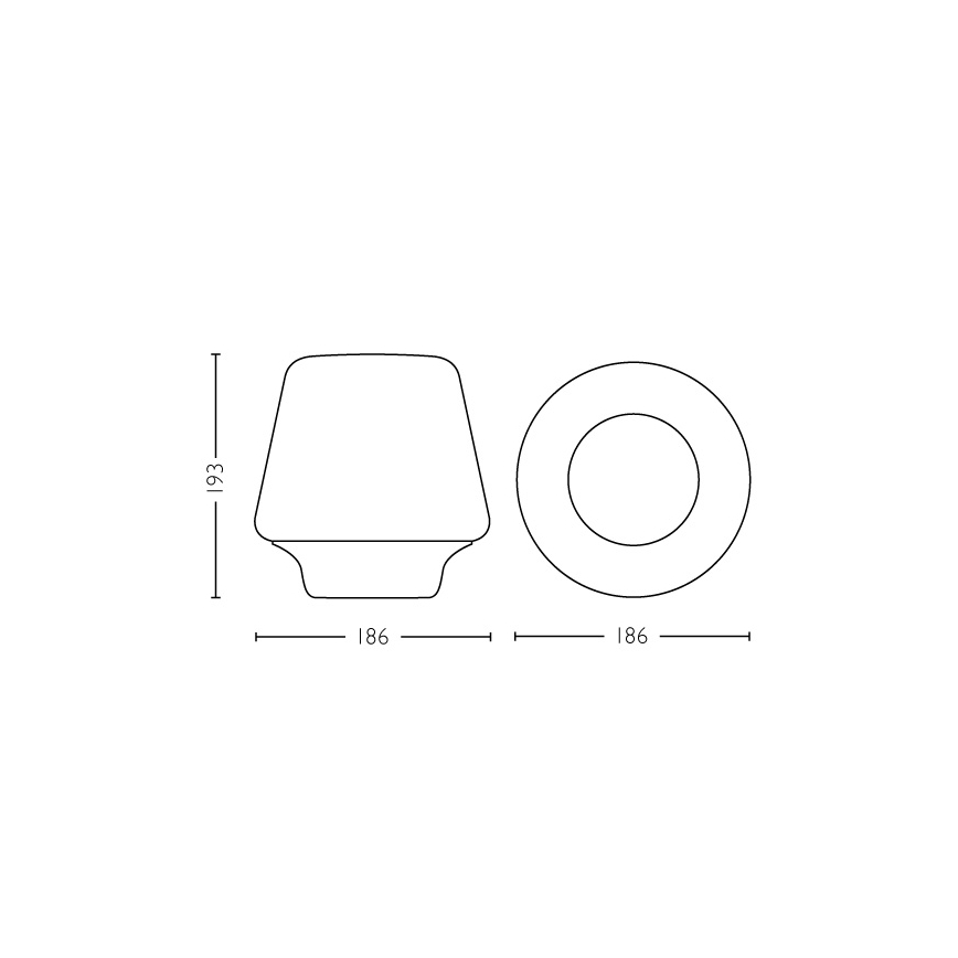 Philips - Lampada LED da tavolo dimmerabile Hue WELLNESS 1xE27/9,5W/230V