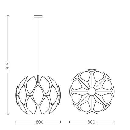 Philips - Lampada a sospensione E27/60W/230V