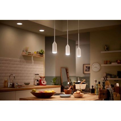 Philips - Lampadario a sospensione LED dimmerabile Hue DEVOTE 1xE27/9,5W/230V