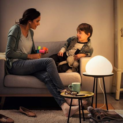 Philips - Lampada da tavolo LED dimmerabile Hue WELLNER 1xE27/8,5W/230V + Telecomando