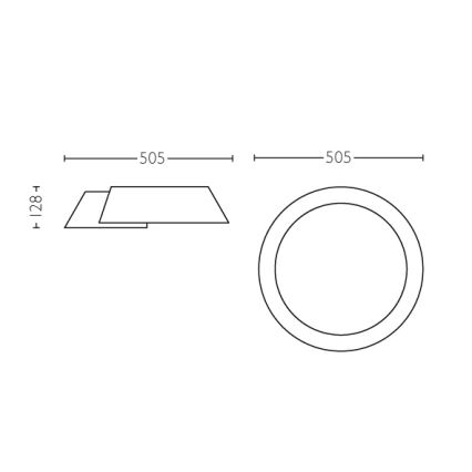 Philips 49020/31/P1 - Plafoniera LED INSTYLE NONAGON 1xLED/10W/230V