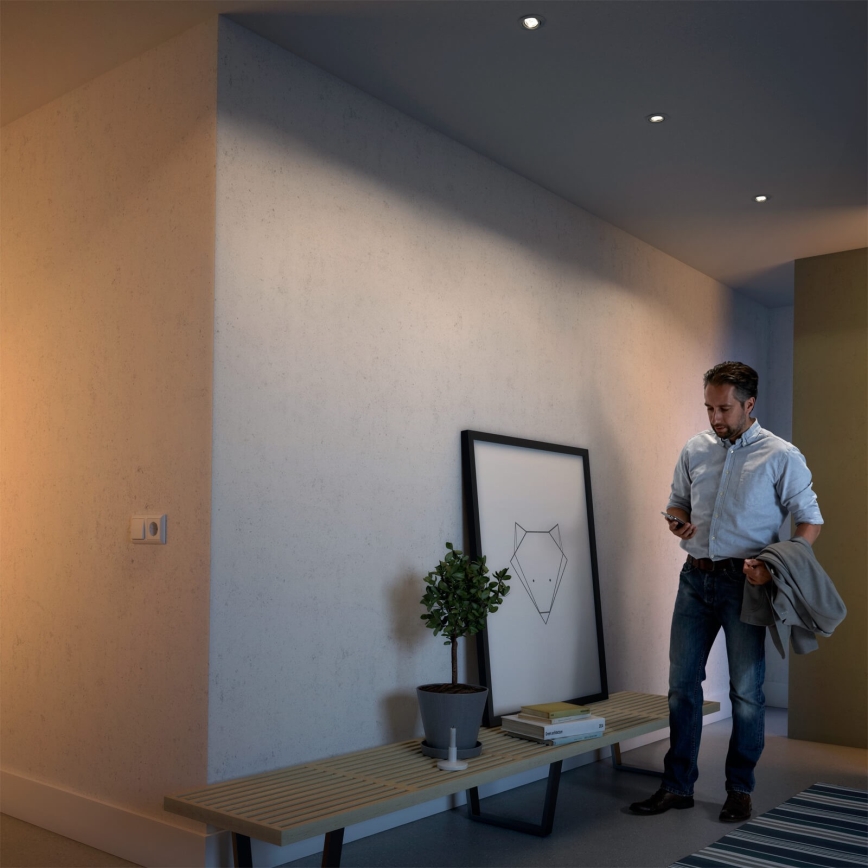 Philips 50113/87/P0 - SET 3x Lampada LED da incasso dimmerabile CASEMENT LED/4,5W/230V