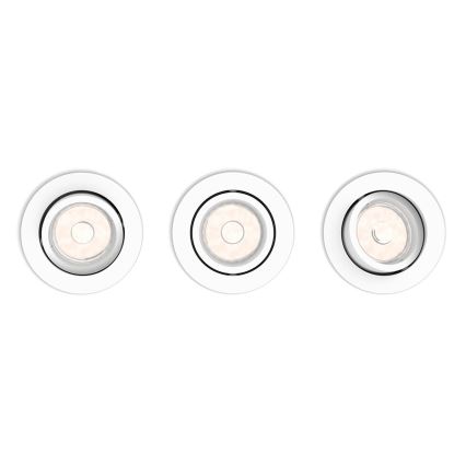 Philips 50393/31/PN - Set da 3 faretti da incasso DONEGAL 1xGU10/5,5W/230V