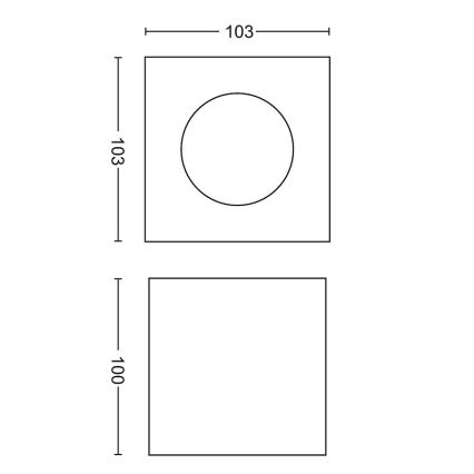 Philips - Faretto LED dimmerabile 1xLED/4,5W/230V