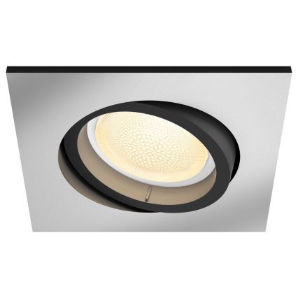 Philips - LED RGB Lampada da incasso Hue CENTURA 1xGU10/5.7W/230V