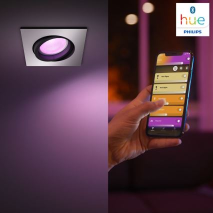 Philips 50551/48/P7 - Lampada a plafone LED RGB HUE CENTURA 1xGU10/5,7W/230/24