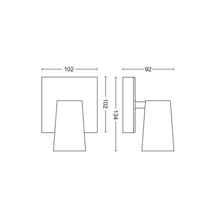 Philips - Faretto 1xGU10/5,5W/230V