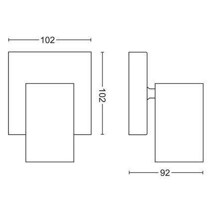 Philips - Faretto 1xGU10/5,5W/230V