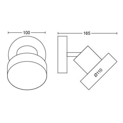 Philips 50601/30/P0 - Faretto LED BUKKO LED/4,5W/230V