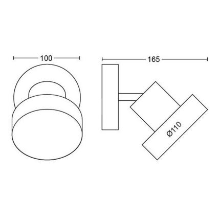 Philips 50601/31/P0 - Luce Spot a LED BUKKO LED/4,5W/230V