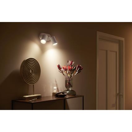 Philips - LED RGBW Faretto dimmerabile Hue FUGATO 2xGU10/5,7W/230V