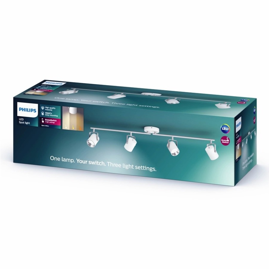 Philips - Faretto LED dimmerabile 4xLED/4,5W/230V