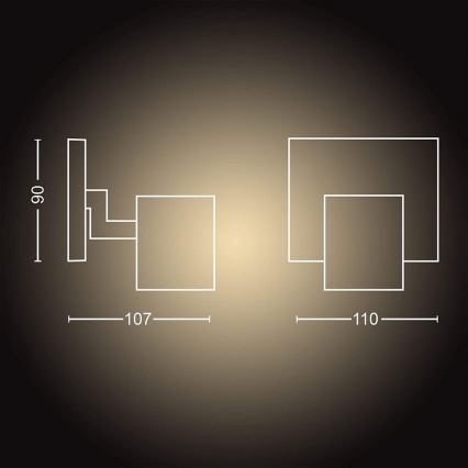 Philips - Lampada dimmerabile LED Hue RUNNER 1xGU10/5W/230V + telecomando