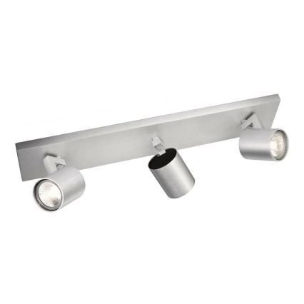 Philips - Faretto LED cromo opaco 3xGU10/20W/230V