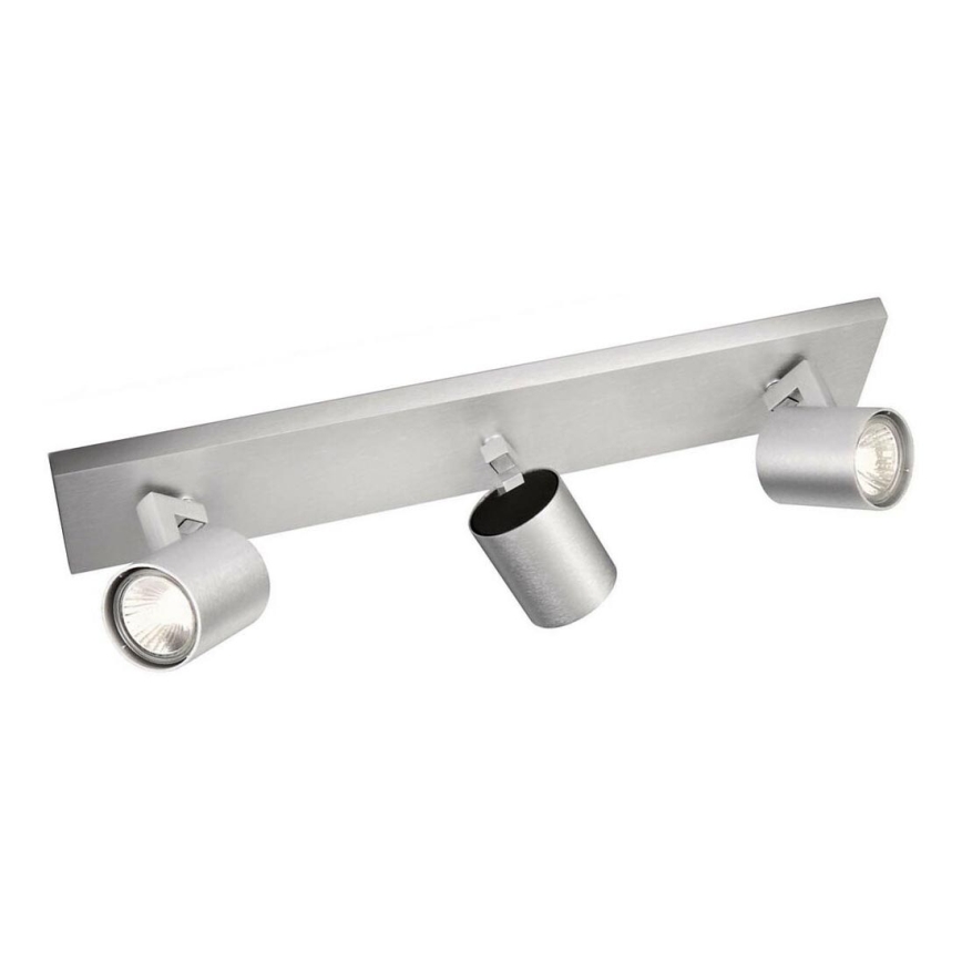 Philips - Faretto LED cromo opaco 3xGU10/20W/230V