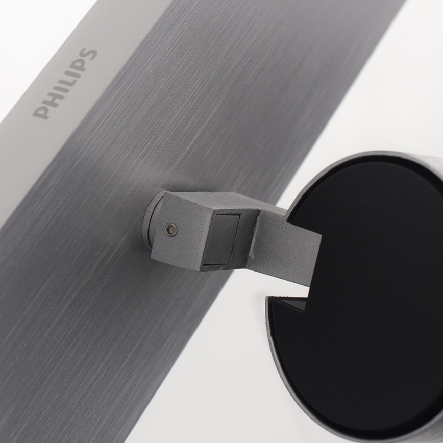 Philips - Faretto in cromo opaco 3xGU10/20W/230V