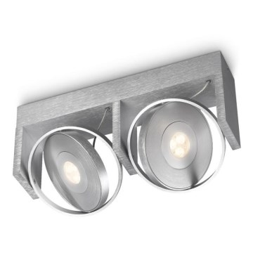 Philips 53152/48/16 - Faretto LED PARTICON 2xLED/7,5W