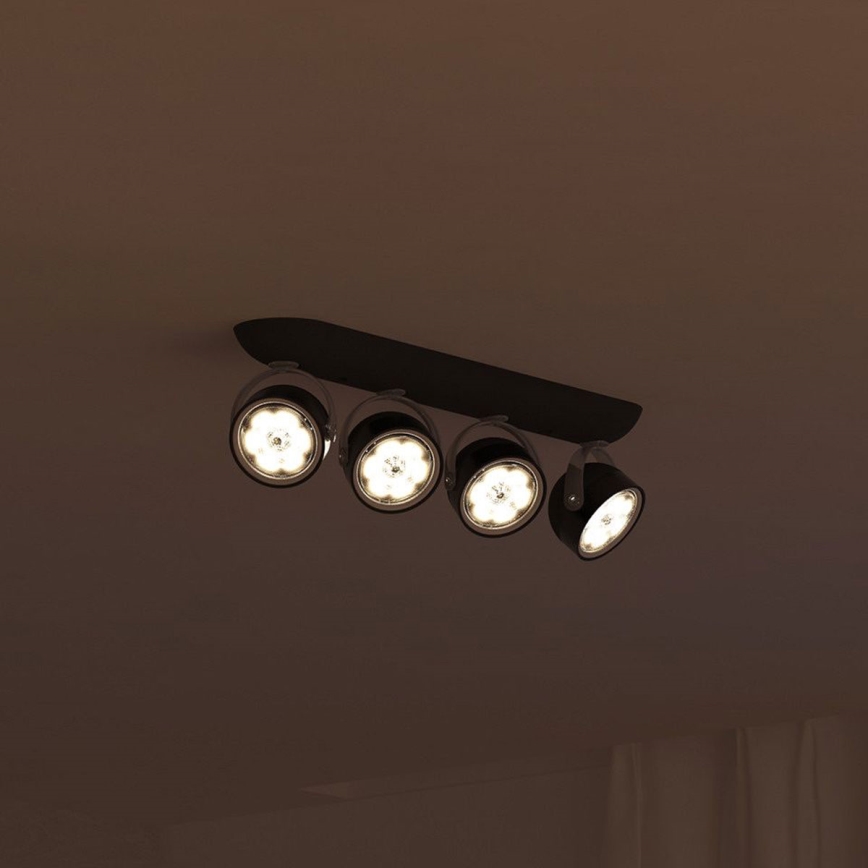 Philips 53234/30/16 - Faretto LED MYLIVING DYNA 4xLED/3W/230V