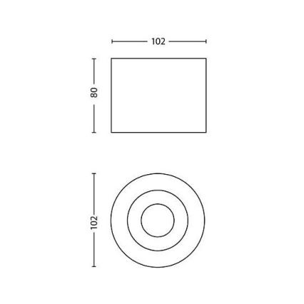 Philips - Faretto LED dimmerabile 1xLED/4,5W/230V