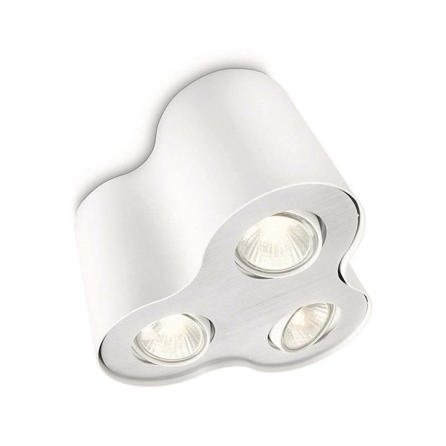 Philips 56333/31/16 - Faretto MYLIVING PILLAR 3xGU10/35W/230V bianco