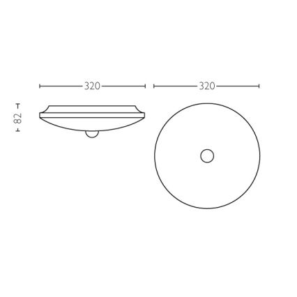 Philips - Plafoniera LED con sensore 1xLED/16W/230V 2700K