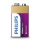 Philips 6FR61LB1A/10 - Batteria al litio 6LR61 LITHIUM ULTRA 9V