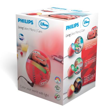 Philips 71704/32/16 - Lampada LED piccola LIVINGCOLORS MICRO DISNEY CARS LED/4,7W