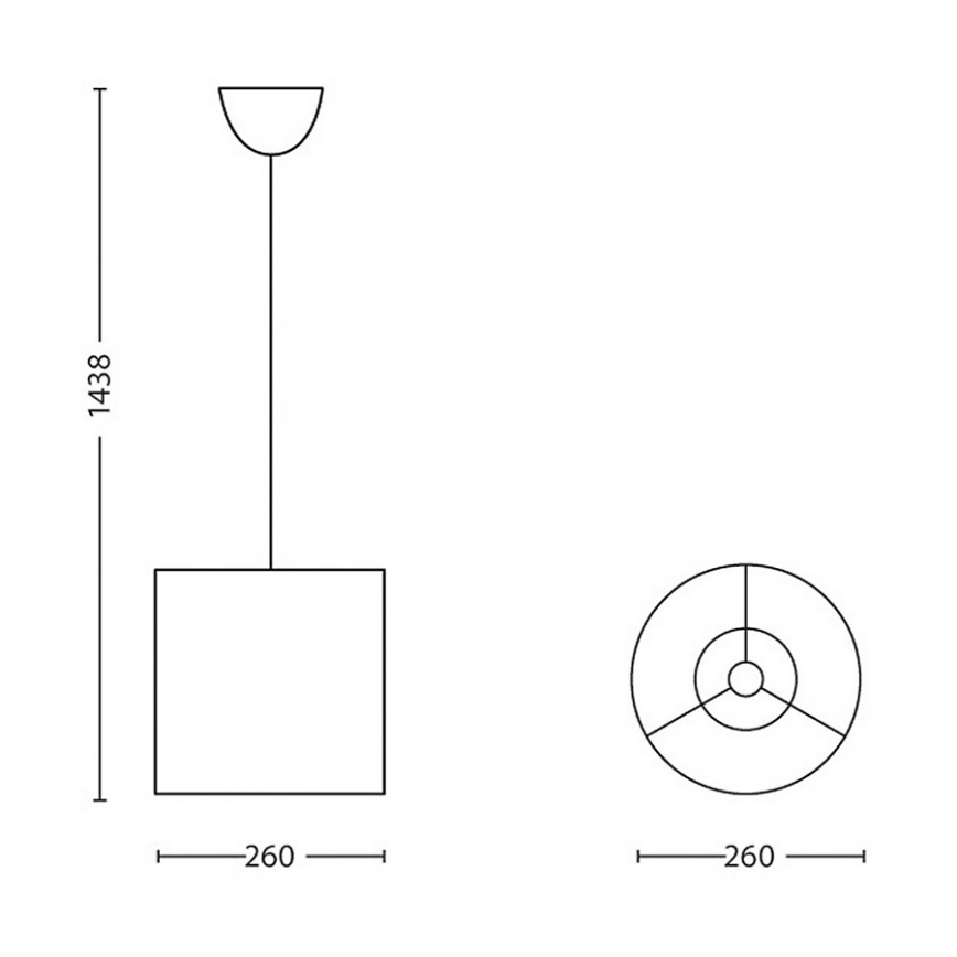 Philips 71751/01/26 - Lampadario per bambini FROZEN 1xE27/23W/230V