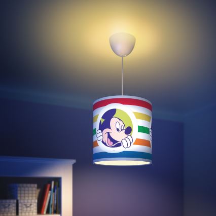 Philips 71752/30/16 - Lampadario per bambini DISNEY MICKEY TOPO 1xE27/23W/230V
