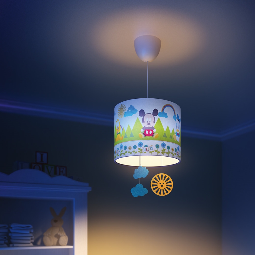 Philips 71753/30/16 - Lampadario per bambini DISNEY MICKEY MOUSE 1xE27/23W/230V