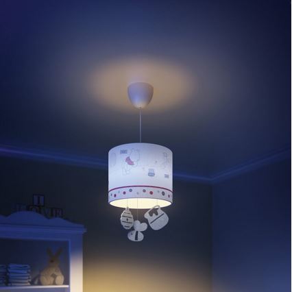 Philips 71753/34/16 - Lampadario per bambini WINNIE THE POOH 1xE27/23W/230V