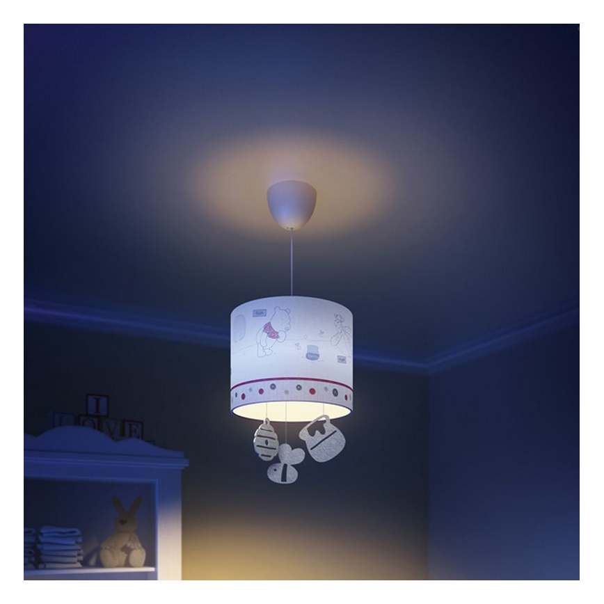 Philips 71753/34/16 - Lampadario per bambini WINNIE THE POOH 1xE27/23W/230V