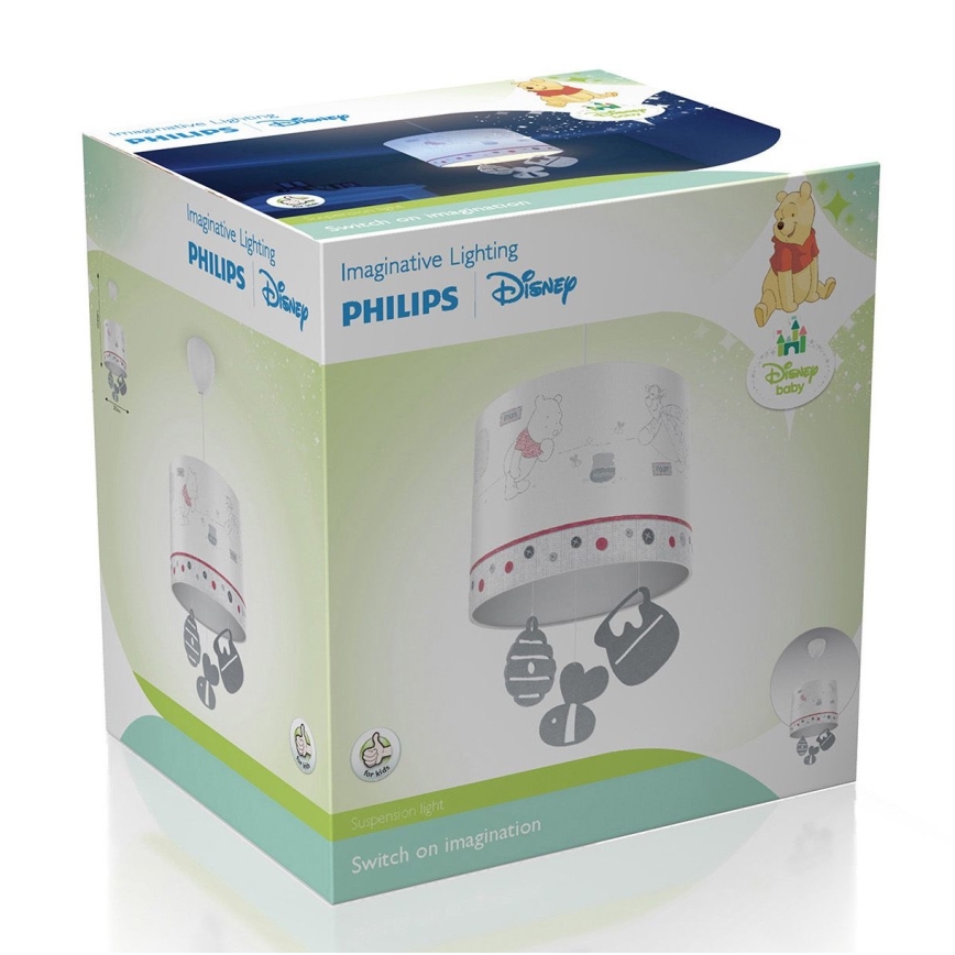 Philips 71753/34/16 - Lampadario per bambini WINNIE THE POOH 1xE27/23W/230V