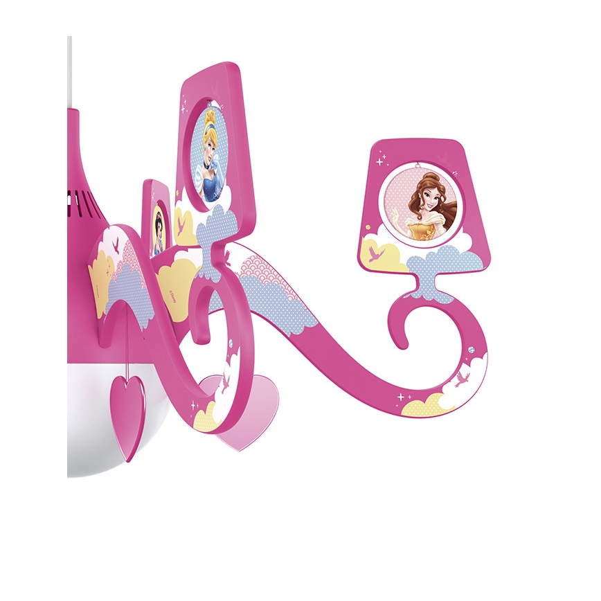 Philips 71757/28/16 - Lampadario per bambini DISNEY PRINCIPESSA 1xE27/15W/230V