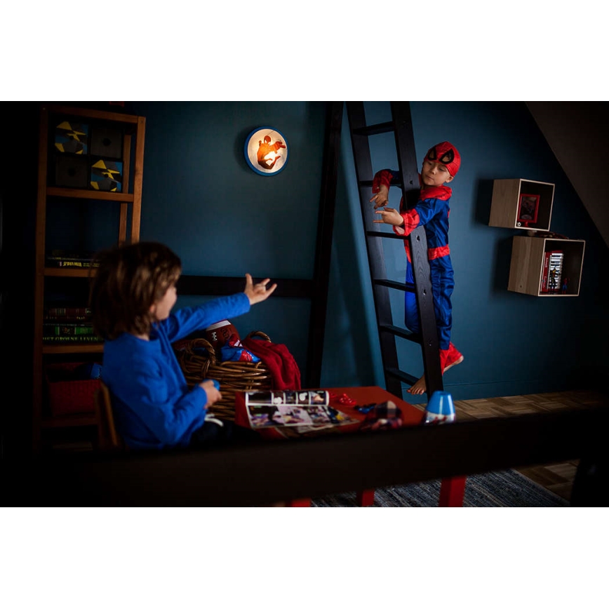 Philips 71760/40/16 - Applique a LED per bambini MARVEL SPIDER-MAN 1xLED/4W