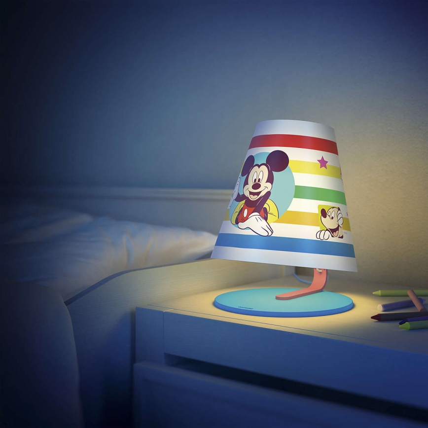Philips 71764/30/16 - Lampada piccola LED da tavolo per bambini DISNEY MICKEY LED/3W/230V